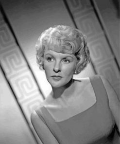 Black And White Elaine Stritch Actress Paint By Numbers