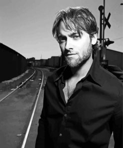 Black And White Stuart Townsend Paint By Numbers