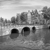 Black And White Keizersgracht Amsterdam Paint By Numbers