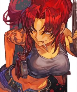 Black Lagoon Anime Paint By Numbers