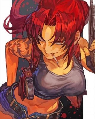 Black Lagoon Anime Paint By Numbers