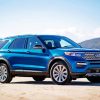 Blue Ford Explorer Paint By Numbers