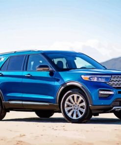 Blue Ford Explorer Paint By Numbers