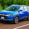 Blue Chevrolet Tracker Paint By Numbers