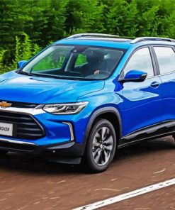 Blue Chevrolet Tracker Paint By Numbers