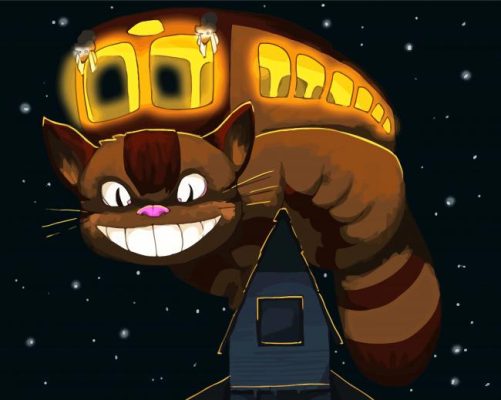 Catbus Studio Ghibli Paint By Numbers