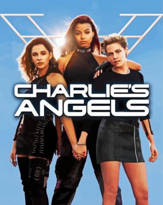 Charlies Angels Movie Poster Paint By Numbers