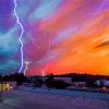 Colorful Lightning Skyscapes Paint By Numbers