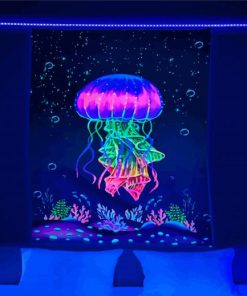 Colorful Jellyfish Art Paint By Numbers