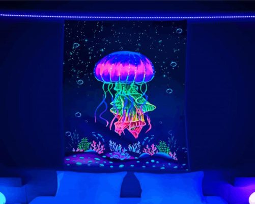 Colorful Jellyfish Art Paint By Numbers