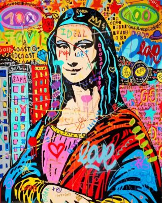 Colorful Mona Lisa Art Paint By Numbers