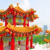 Colorful Thean Hou Temple Paint By Numbers