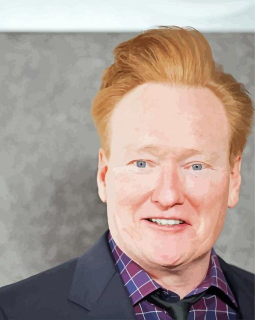 Cool Conan O'Brien Paint By Numbers