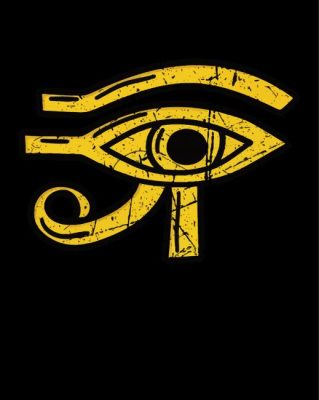 Cool Eye Of Ra Paint By Numbers