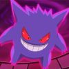 Cool Gengar Paint By Numbers