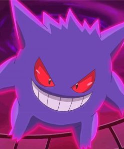 Cool Gengar Paint By Numbers