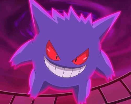 Cool Gengar Paint By Numbers