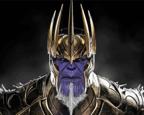 Cool Thanos King Paint By Numbers