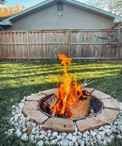 Cool Fire Pit Paint By Number