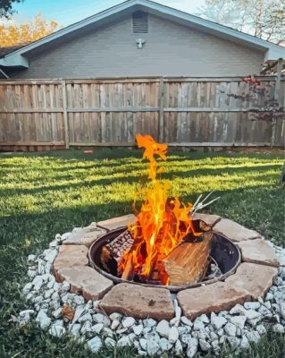 Cool Fire Pit Paint By Number