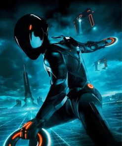 Cool Tron Legacy Paint By Numbers