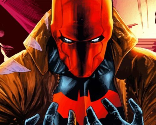 Cool Red Hood Paint By Numbers