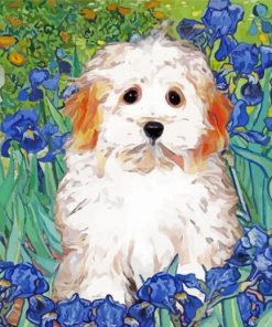 Cute Maltipoo Paint By Numbers