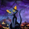 Cute Halloween Cats Paint By Numbers