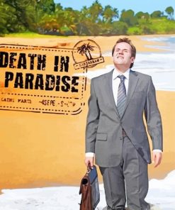 Death In Paradise Poster Paint By Number