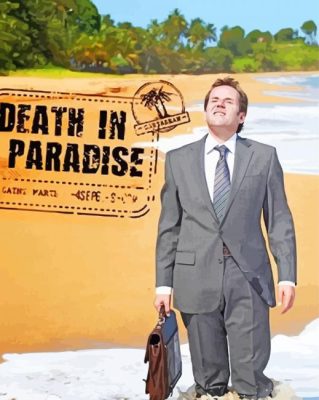 Death In Paradise Poster Paint By Number