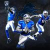 Detroit Lions Players Art Paint By Numbers