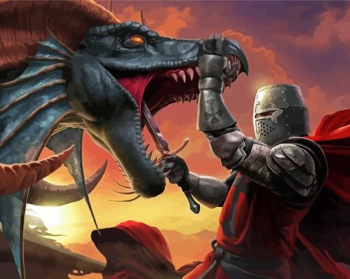 Dragon Slayer Anime Paint By Numbers