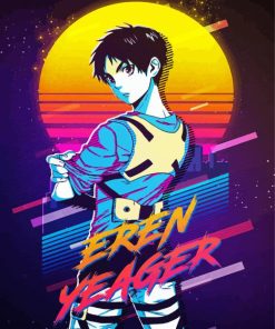 Eren Yeager Illustration Paint By Numbers