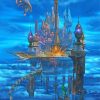 Fantasy Mythical Castle Art Paint By Numbers