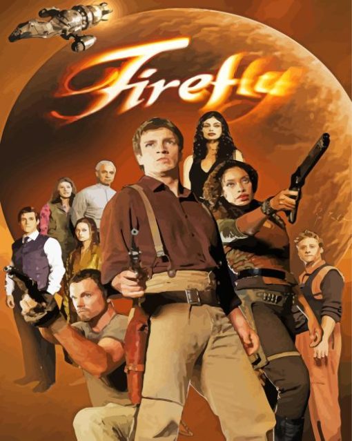 Firefly Tv Serie Poster Paint By Numbers