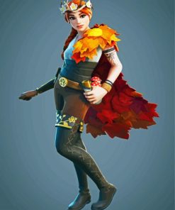 Fortnite Autumn Queen Paint By Numbers