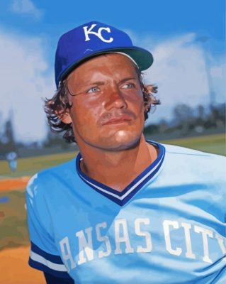 George Brett Paint By Numbers