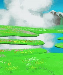 Ghibli Landscape Anime Scenery Paint By Numbers