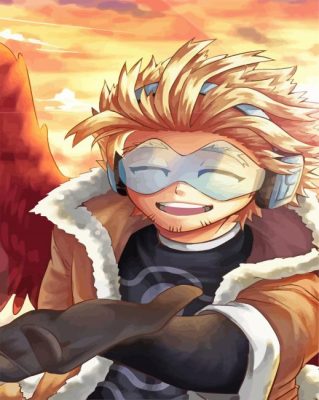 Hawks My Hero Academia Anime Paint By Numbers