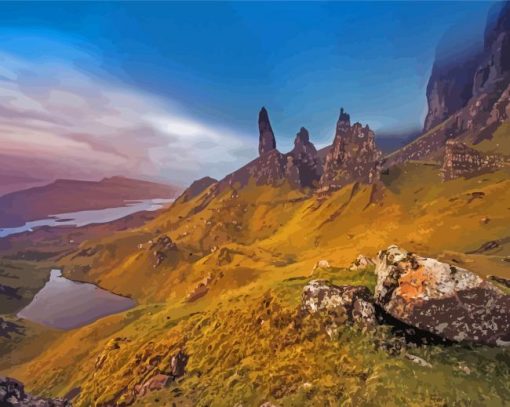 Isle Of Skye Quiraing Paint By Numbers