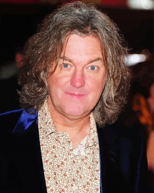 James May Television Presenter Paint By Numbers