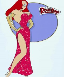 Jessica Rabbit Poster Paint By Numbers