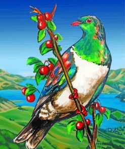 Kereru Art Paint By Numbers