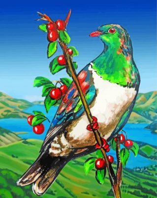 Kereru Art Paint By Numbers