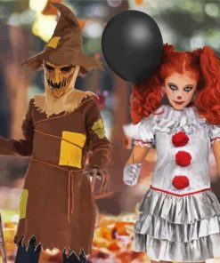 Kids Halloween Costumes Paint By Numbers