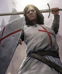 Knight Templar Paint By Numbers