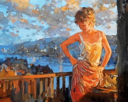 Lady By Paul Hedley Paint By Numbers