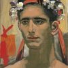 Men With Flowering Head Yannis Tsarouchis Paint By Numbers