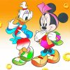 Minnie Mouse And Daisy Duck Paint By Numbers