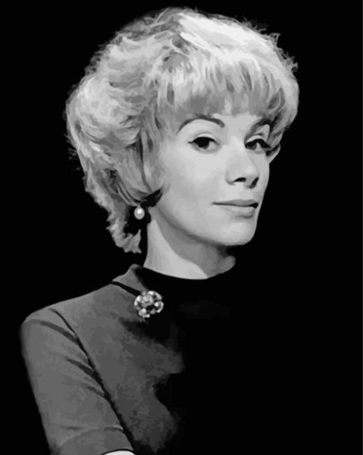 Monochrome Joan Rivers Paint By Numbers